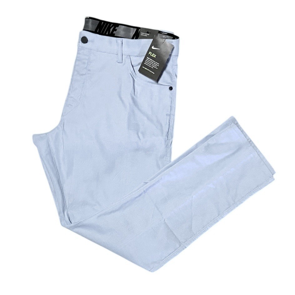 Pants Mens Slim Fit 36x32 Blue 6 Pocket Dri-fit Stretch Size Nwt