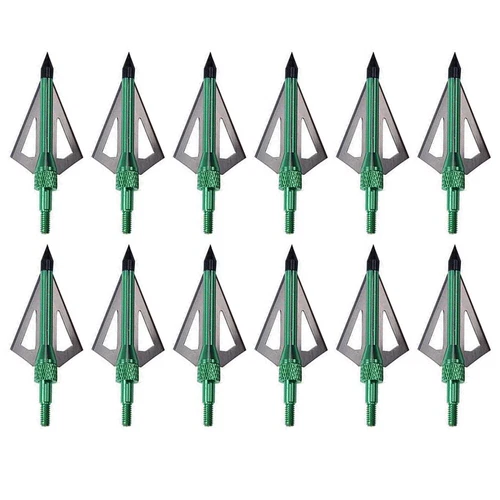12Pcs 30'' Carbon Arrow Spine 500 OD 7.8mm + 12Pcs 3 Blade Broadhead for Hunting - Picture 6 of 19