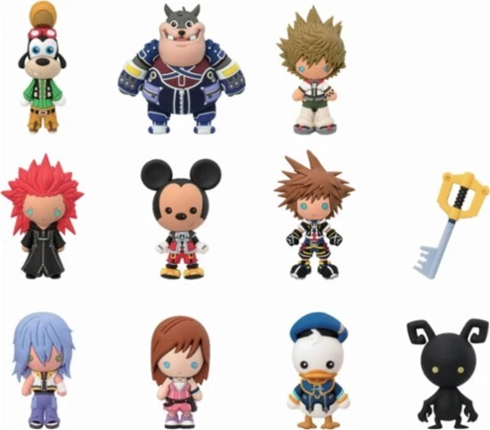 Kingdom hearts mystery keychains clearance