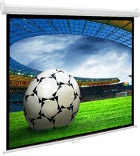 SlenderLine Base Schermo proiezione manuale 200x200 (194x194)cm 1:1 HDTV 3D 4K