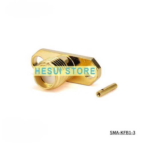 SMA female connector with cable 047 series double hole flange hole spacing - 第 3/5 張圖片