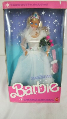 VINTAGE STAR DREAM BARBIE DOLL SEARS LIMITED EDITION MATTEL 1987