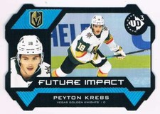 2020-21 UD EXTENDED UD3 FUTURE IMPACT PEYTON KREBS 0346/1000 VEGAS GOLDEN