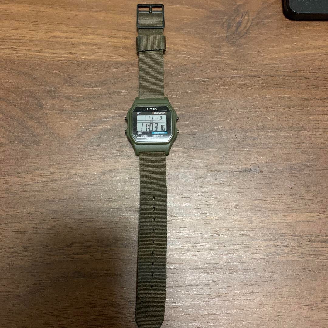 つ*を様 TIMEX × BEAMS / 別注 MILITARY DIGITAL Timex Beams Military Digital Watch Used, Classic Digital