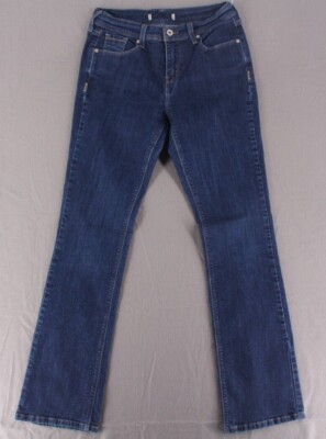 Levis 512 Jeans Women s 6 Mid Rise Curvy Bootcut Dark Indigo Wash Regular Fit