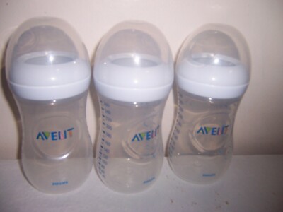 Avent  9 oz  baby bottles lot . No nipples