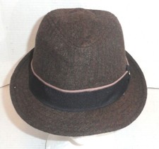 Stetson All American Fedora Hat Size: Small/Medium 60 Wool 40 Polyester READ