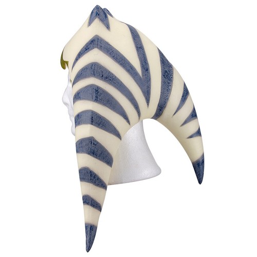 Star Wars:The Clone Wars Cosplay Ahsoka Tano Mask Headgear Adult Halloween Prop - Picture 5 of 6