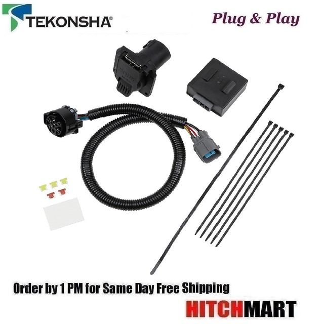 Fits 20172018 Honda Ridgeline 7 Way Trailer Hitch Tow Wiring 118288 eBay