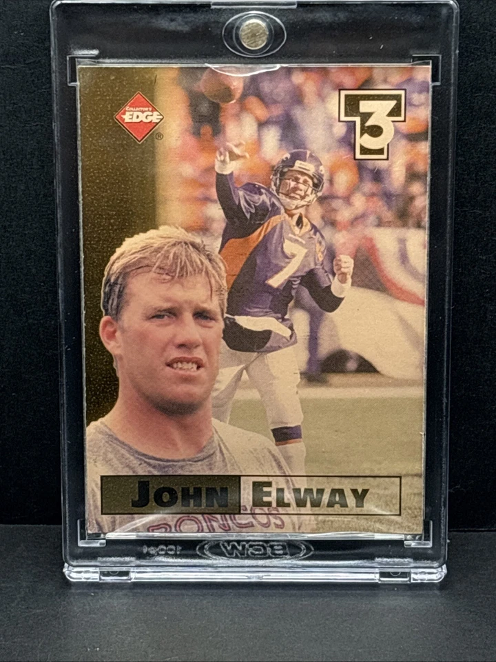 1998 Collector's Edge 1st Place - Triple Threat (T3) #34 John Elway - Image 2 of 4