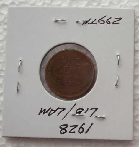 1928 Wheat Penny Error "Lib & Lamination" - Picture 6 of 6