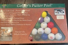 Club Champ Golfer's Putter Pool Indoor Outdoor 1-4 Player Golf Billiard Game