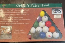 Club Champ Golfer's Putter Pool Indoor Outdoor 1-4 Player Golf Billiard Game