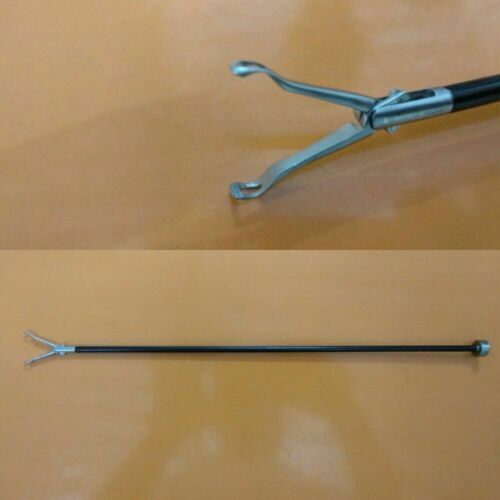 ADDLER Laparoscopic Needle Holder - V-Type Straight Jaw, 5mm X 330mm, For General & GYN Surgery