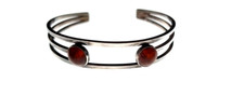 Armreif- N.E FROM -925 Silber - Bernstein - DENMARK - Armspange