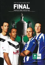 FA VASE FINAL 2011 Coalville Town v Whitley Bay - official match programme