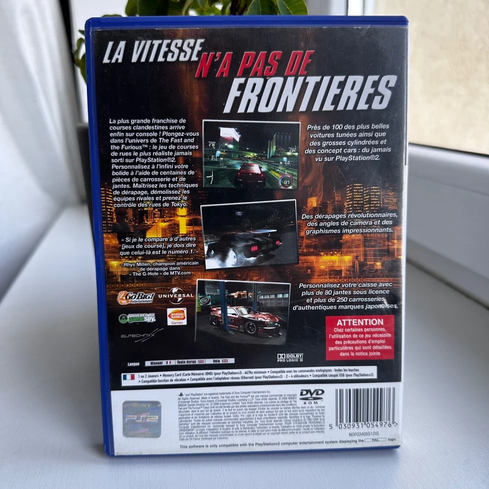 Fast and the Furious PS2 PlayStation 2 | CIB Complete w/Manual PAL - Image 2 of 4