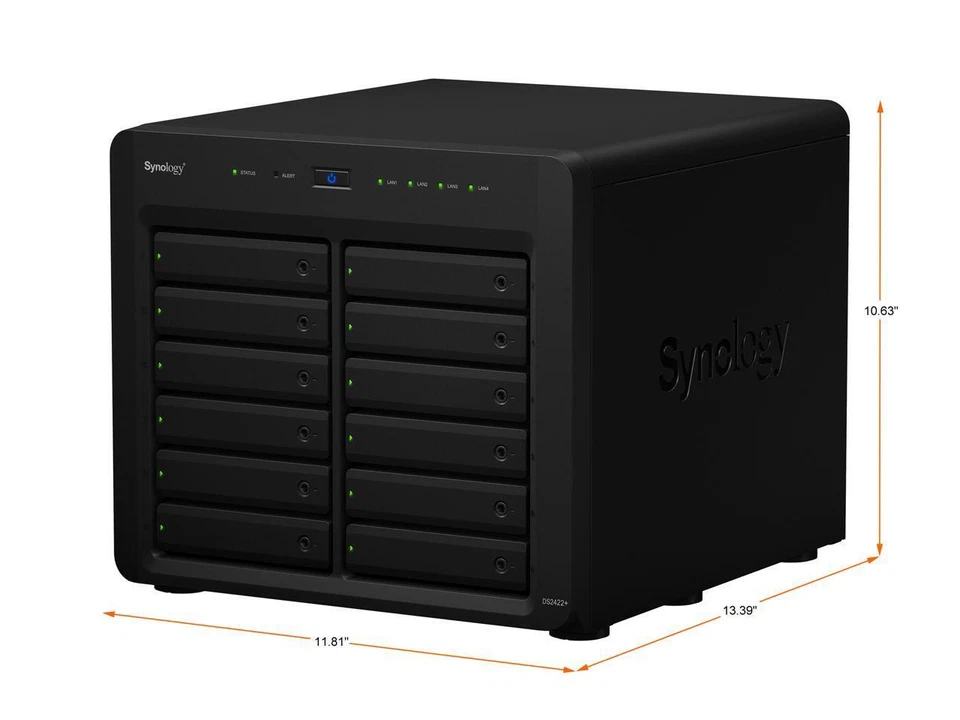 Synology 12 Bay DiskStation DS2422+ Desktop NAS (Diskless) - Image 4 of 4