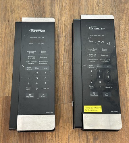 *Lot of 2* Panasonic Inverter Microwave Replacement Keypad Door Panel NN-SC67NS