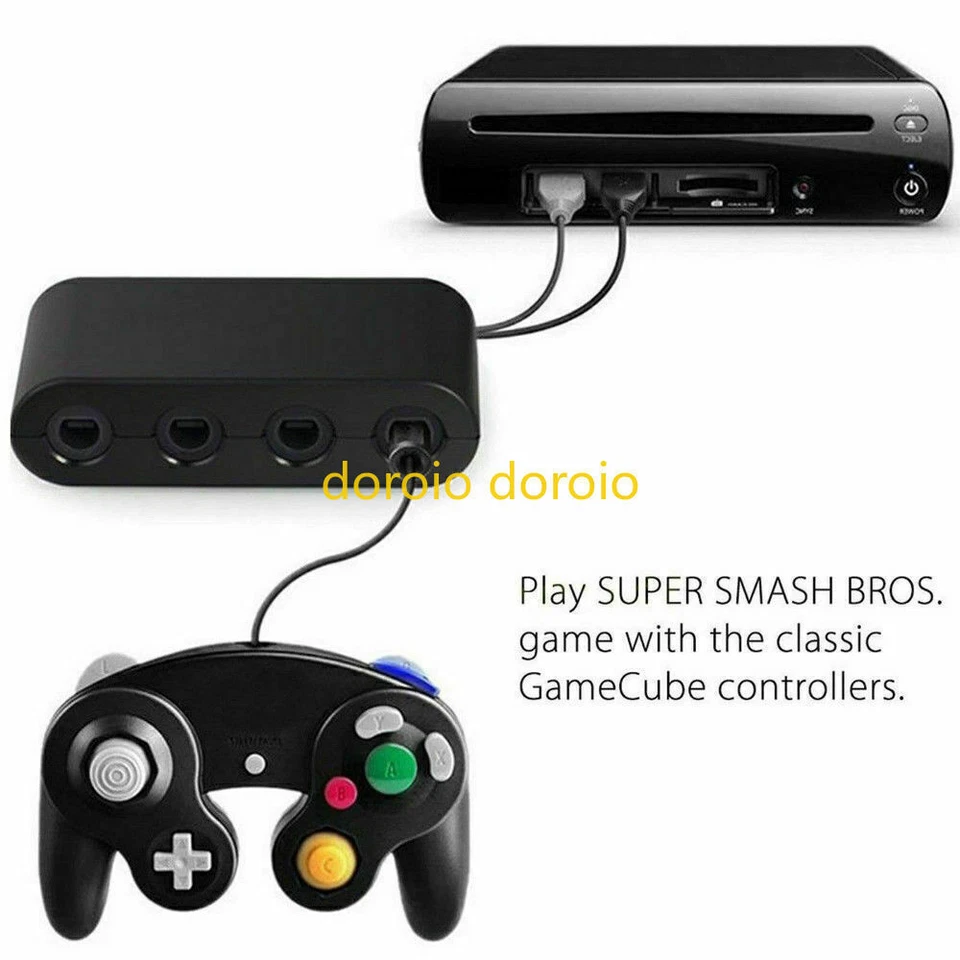 4-Port Controller Adapter for Nintendo GameCube to Switch & Wii U & PC - Image 3 of 4
