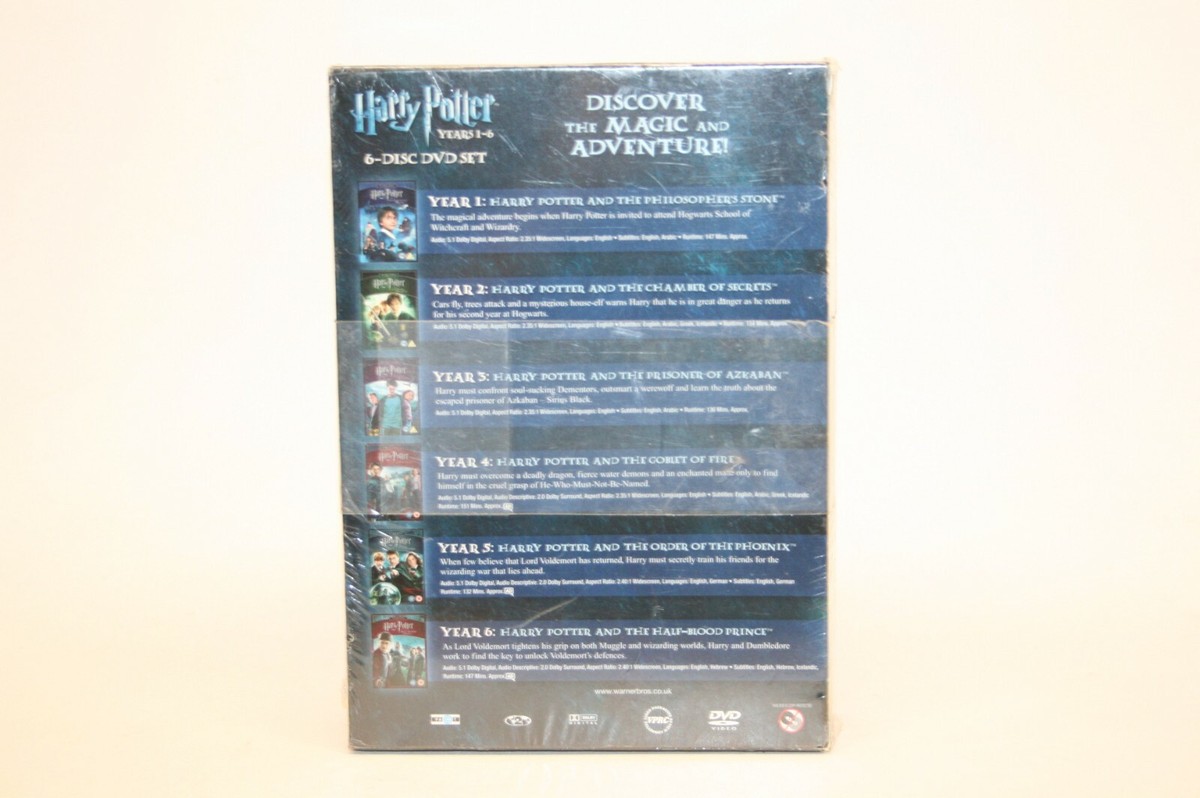 Harry Potter Years 1-6 Gift Set (Region 2) NEW SEALED | eBay