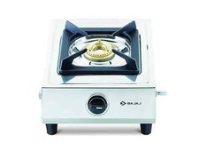 Bajaj Single Burner With Removable Drip Tray Stainless Steel Gas Stove