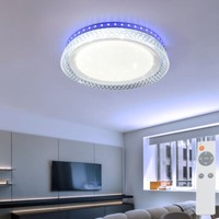Deckenlampe Deckenleuchte Wohnzimmerlampe Fernbedienung Sterneneffekt Led Dimmer