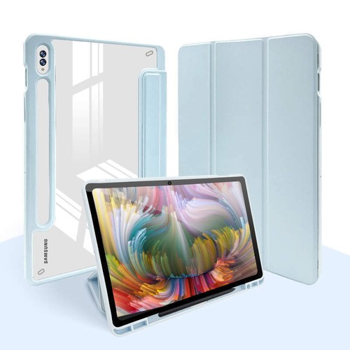 Smart Case Stand Cover Pen Holder For Samsung Galaxy Tab A7 A8 S6 S7+ S8+ Ultra - Picture 13 of 28