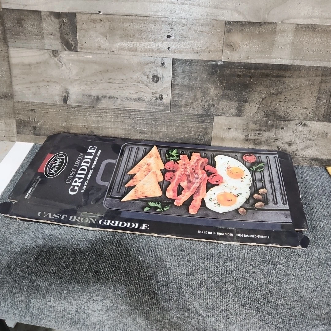 Louisiana Grills Cast Iron Griddle 10" x 20"