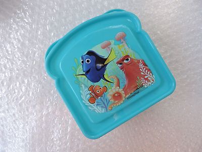 Disney Pixar Finding Dory Sandwich Food Container Kids 3+ Lunch Container New