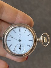 Antique Elgin Pocket Watch Champion Hunter Case circa 1895