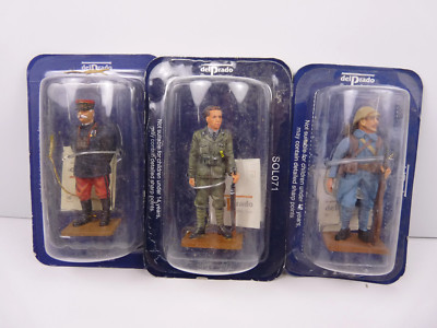 PGM21 LOT 3 SOLDATS WW1 guerre del prado Infantry Soldier General Joffre Infantr
