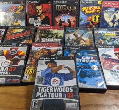 Lot De 15 Jeux PS2 En Français - Action, Aventure, Stratégie - Occasion