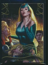 2020 Upper Deck Marvel Masterpieces Gold Foil Signature Lvl 2 #57 Enchantress