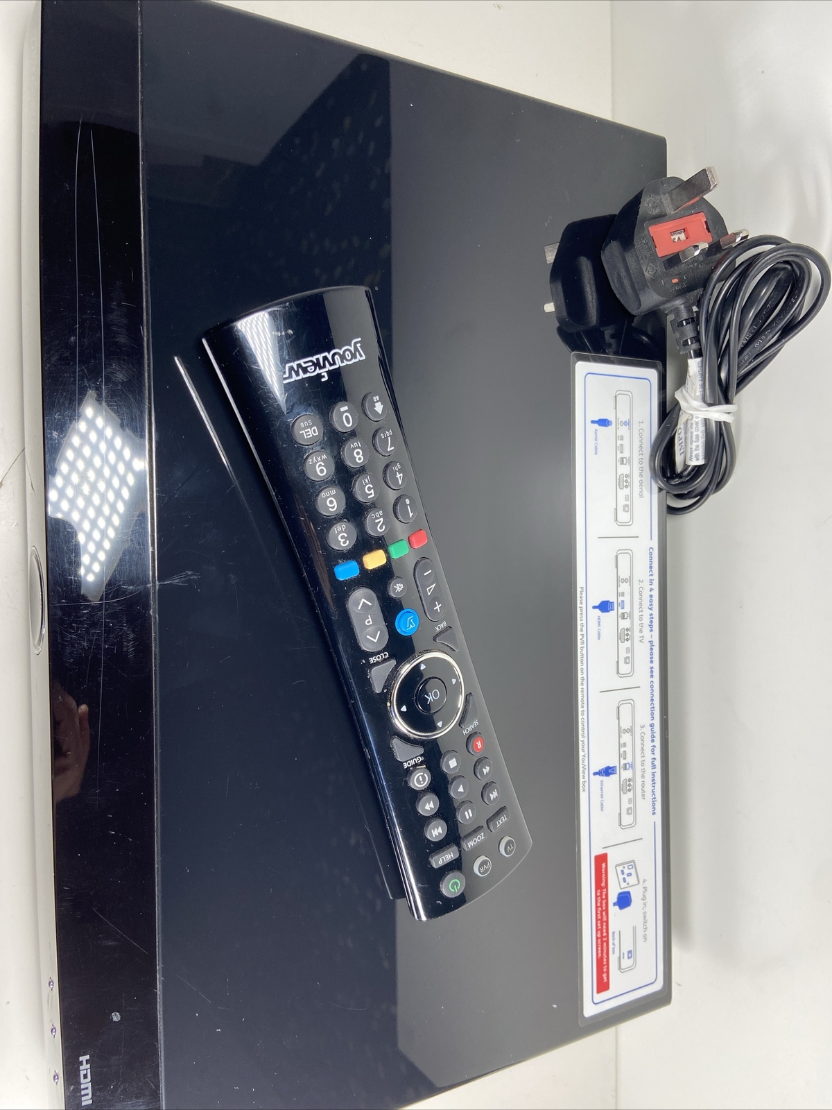 BT YouView Humax Box DTRT1000 500GB Freeview with Remote Tested