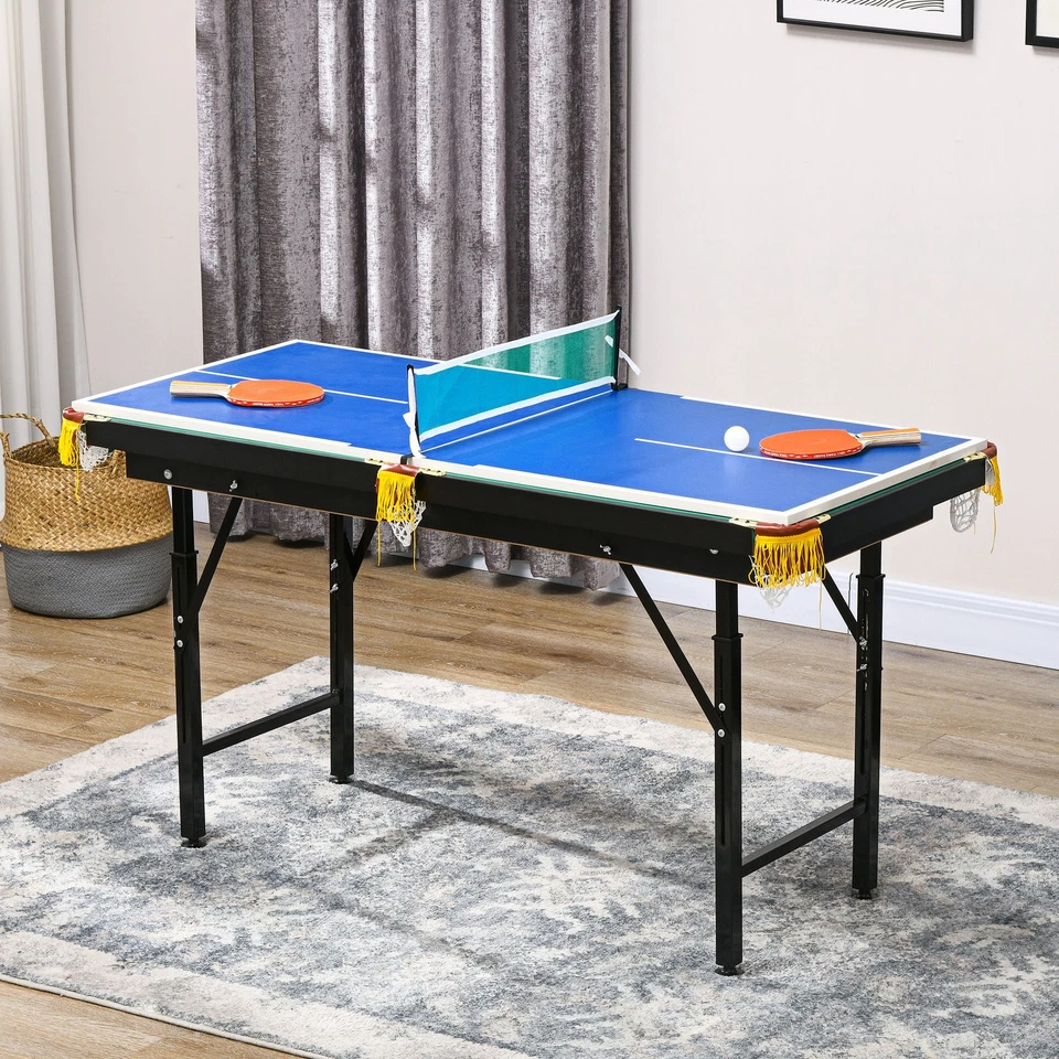 Multigame Spieletisch Multifunktionstisch inkl. Tischtennis Billardtisch Grün - Bild 3 von 4