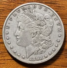 1898 Morgan Silver Dollar Coin