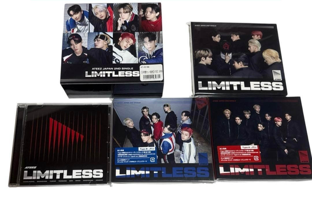 ATEEZ LIMITLESS Fan Club Official A B Normal ATINY BOX Set FC
