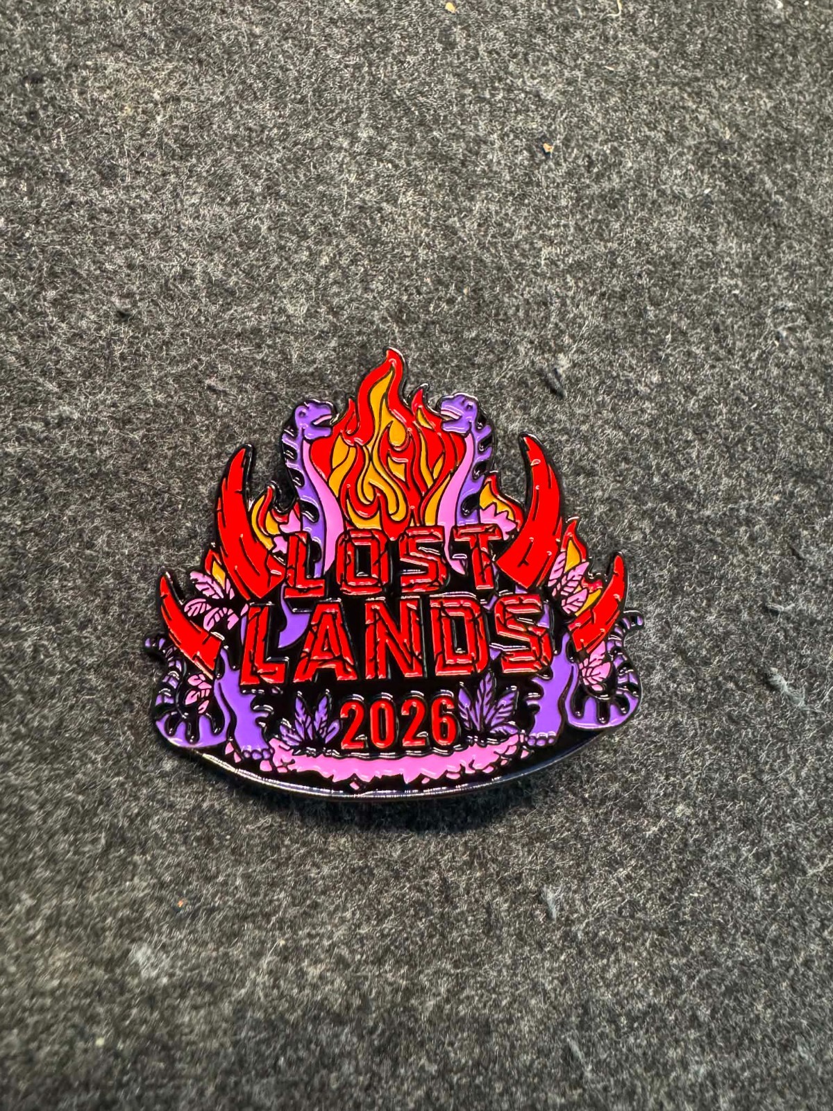 Lost Lands 2026 Dino Pin