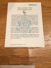 Genuine GSA Certificate Card for Black Box 1884 Carson City Morgan Silver Dollar