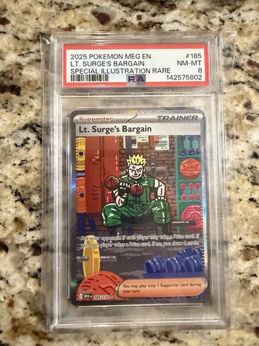 Lt. Surge's Bargain graded PSA 8 for sale on eBay