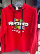 Universal Studios Super Nintendo World Red Logo Hoodie NWT