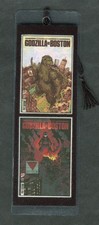 GODZILLA BOSTON COMIC BOOK COVER ART DOUBLE SIDED LAMINATED BOOKMARK NEW! LOT #1