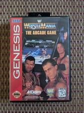 WWF WrestleMania The Arcade Game Sega Genesis CIB 
