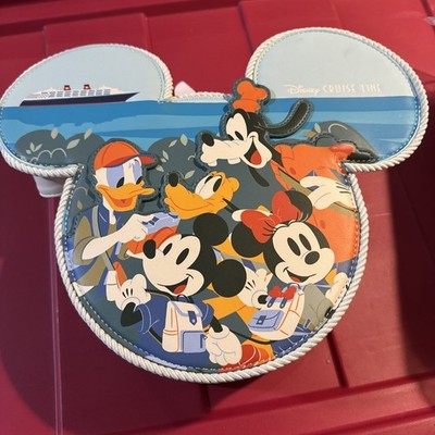 Loungefly Disney Cruise Line Mickey and Friends Crossbody Bag NEW WITH TAGS