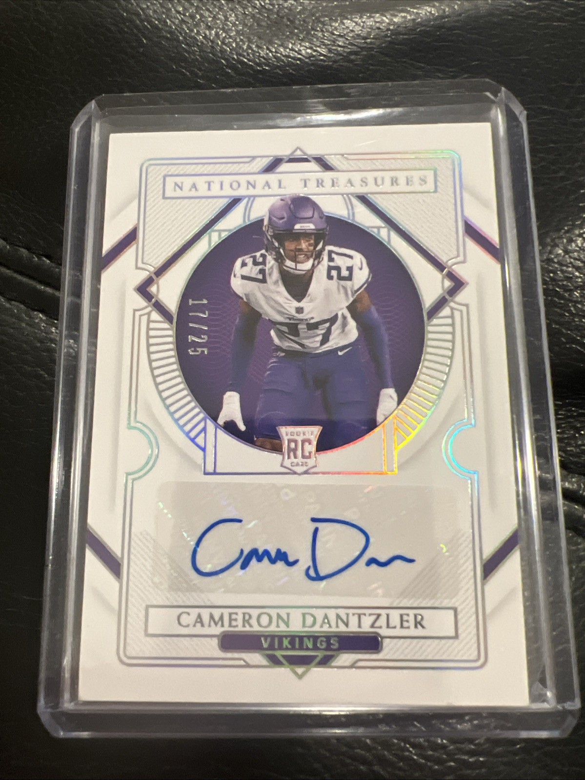Cameron Dantzler Panini National Treasures #136 Base