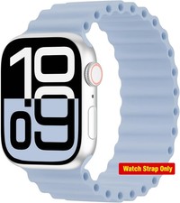 Silicone Ocean Solo Loop Band 38mm 40mm 41mm 42mm 44mm 45mm 46mm 49mm iWatch