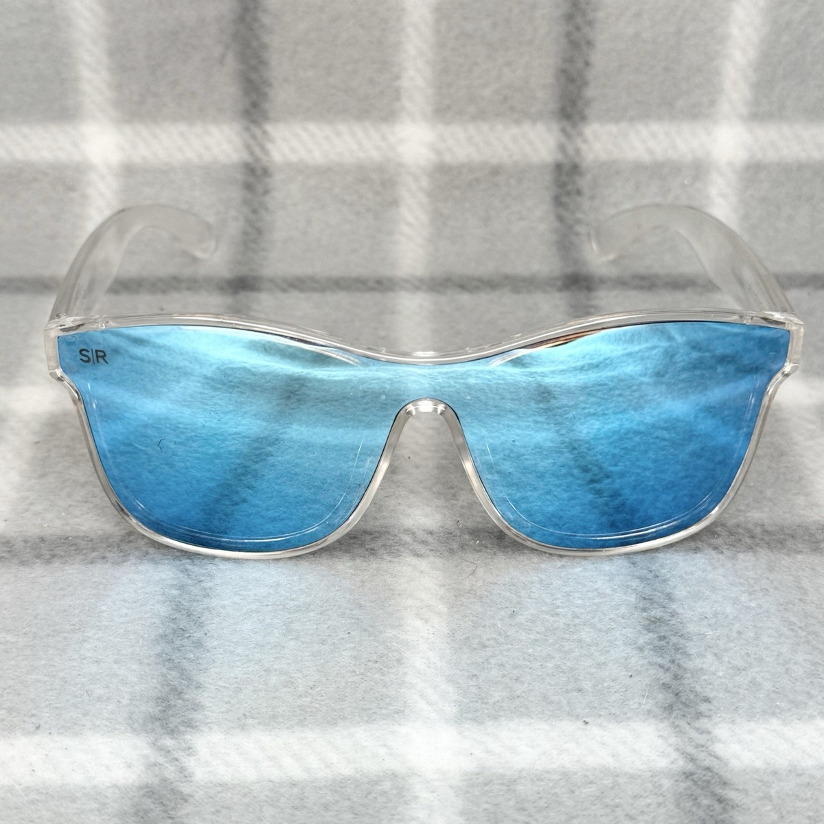 Shady Rays Highrise Polarized Sunglasses Clear Frame Blue  display picture 2