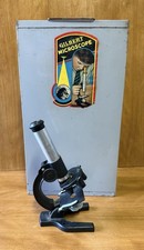 Vintage Gilbert Microscope Metal Case 1960s w...