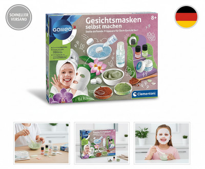 Clementoni Galileo Lab   Gesichtsmasken selbst Machen, DIY Beauty Tuchmasken, du